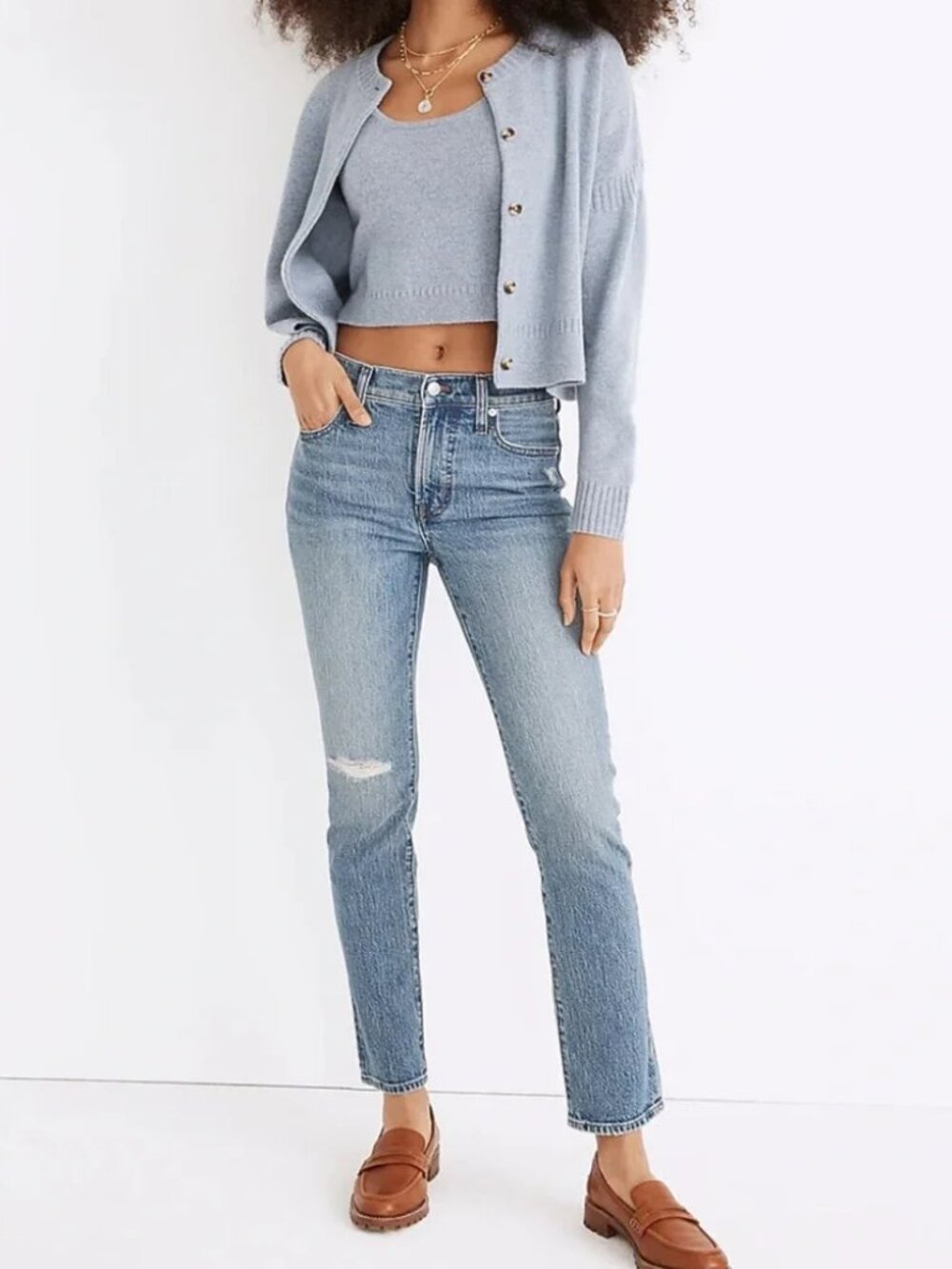 Madewell Mid-Rise Perfect Vintage Jean in Ainsdale Wash 26
